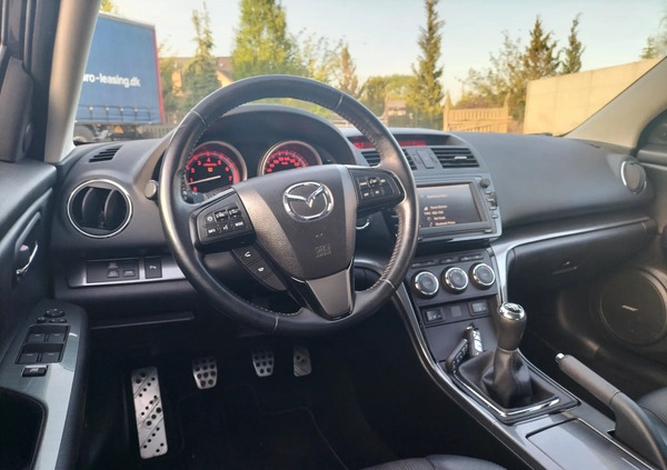 Mazda 6 cena 16800 przebieg: 143000, rok produkcji 2011 z Piła małe 277